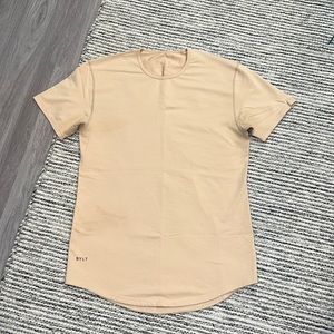 Bylt Basics Drop Cut Lux t-Shirt size M, tan/ sand color